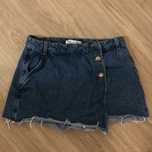 Zara denim skort